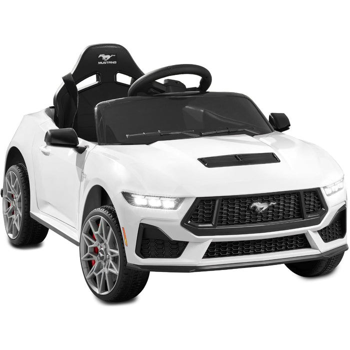 12V Kids Ride-On Car Officially Licensed Ford Mustang w/ Remote, 2 Speeds