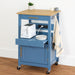 Rolling Kitchen Island Cart, Cabinet w/Drawer, Sliding Tray, Outlet