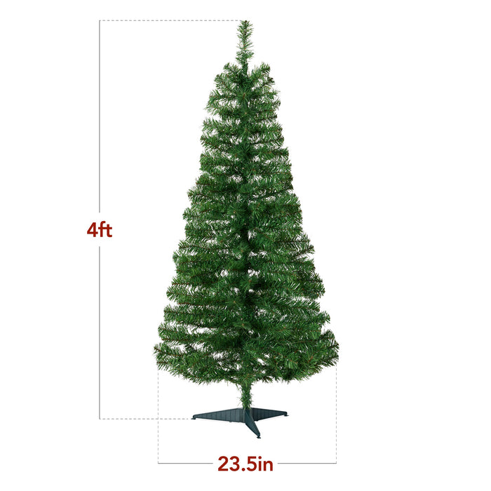 Prelit Colorful Mini Spruce Christmas Tree w/ LED Lights - 4ft