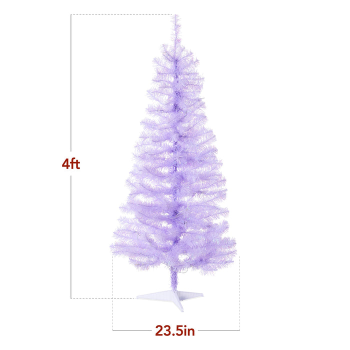 Prelit Colorful Mini Spruce Christmas Tree w/ LED Lights - 4ft