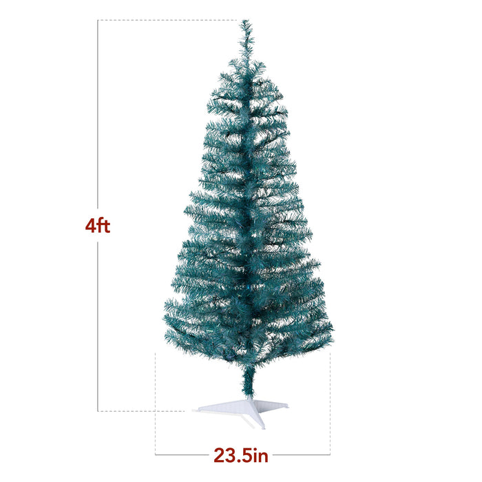 Prelit Colorful Mini Spruce Christmas Tree w/ LED Lights - 4ft