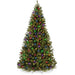 Pre-Lit Artificial Spruce Christmas Tree w/ Multicolored LED Lights