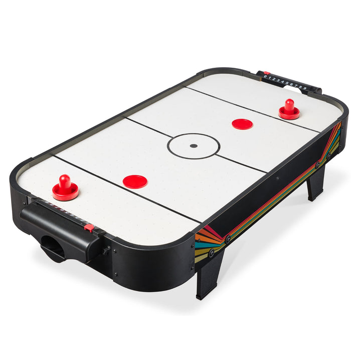 Tabletop Air Hockey Arcade Game Table w/ 2 Pucks, 2 Strikers - 40in