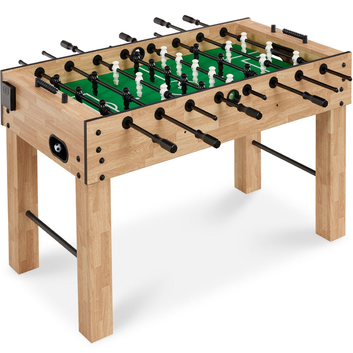 Large Full-Size Foosball Table w/ 2 Balls, 2 Cup Holders - 54in