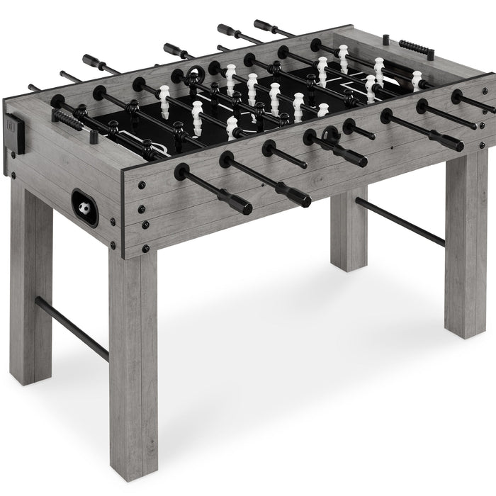 Large Full-Size Foosball Table w/ 2 Balls, 2 Cup Holders - 54in