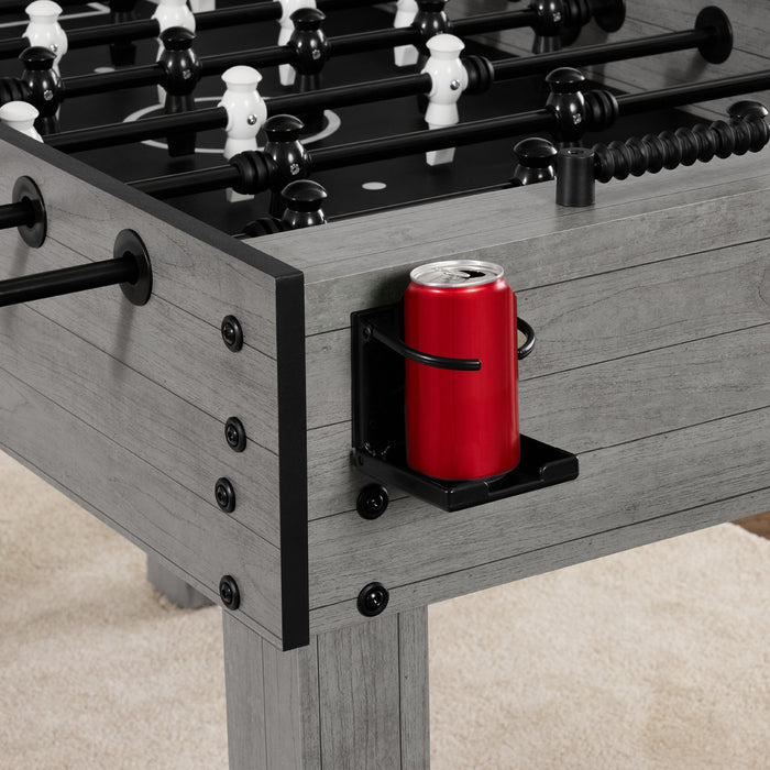 Large Full-Size Foosball Table w/ 2 Balls, 2 Cup Holders - 54in