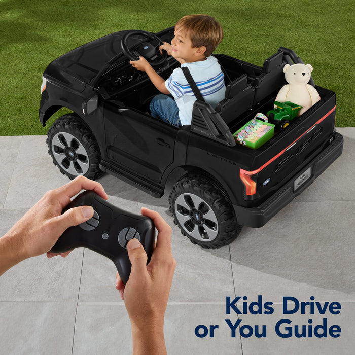 24V Kids Ride On Car Officially Licensed Ford Lightning w/ Remote, 2 Speeds