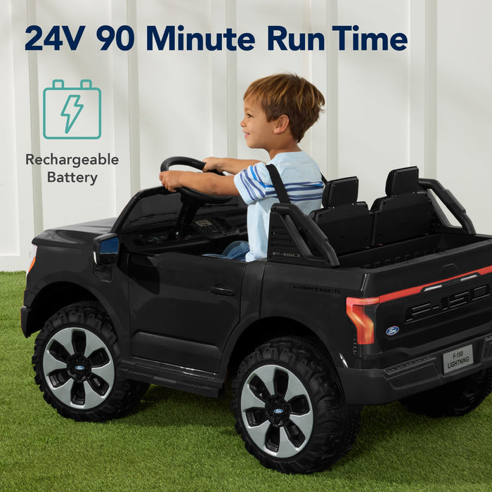 24V Kids Ride On Car Officially Licensed Ford Lightning w/ Remote, 2 Speeds