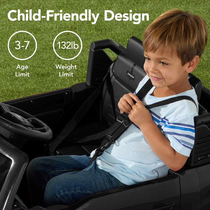 24V Kids Ride On Car Officially Licensed Ford Lightning w/ Remote, 2 Speeds