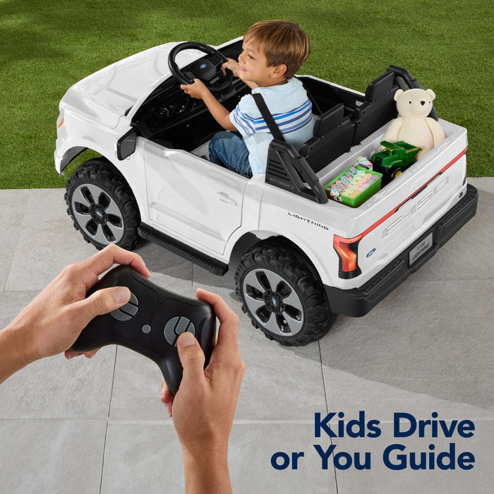 24V Kids Ride On Car Officially Licensed Ford Lightning w/ Remote, 2 Speeds