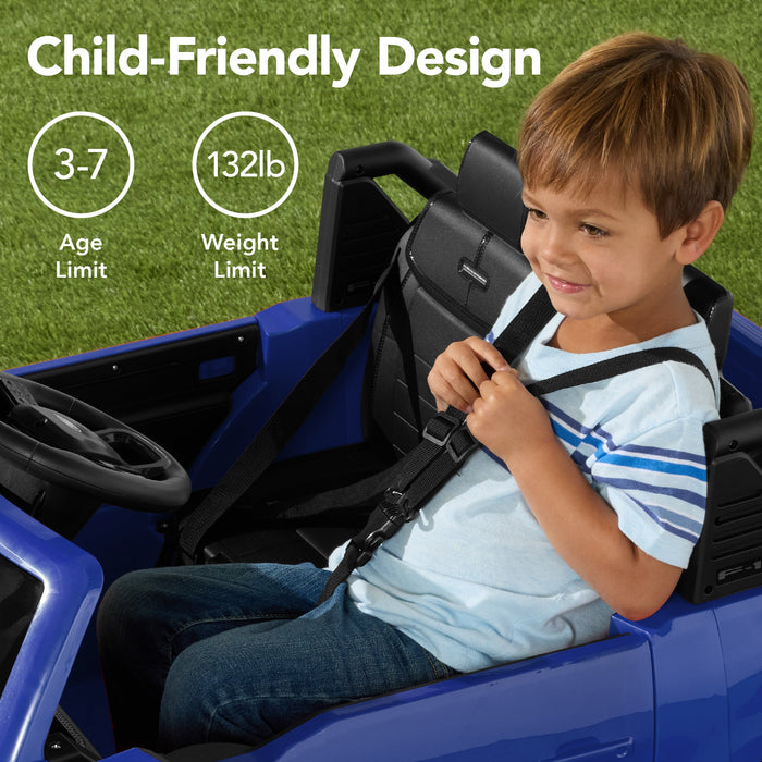 24V Kids Ride On Car Officially Licensed Ford Lightning w/ Remote, 2 Speeds