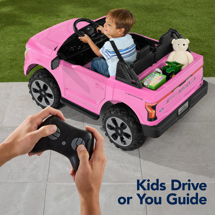 24V Kids Ride On Car Officially Licensed Ford Lightning w/ Remote, 2 Speeds