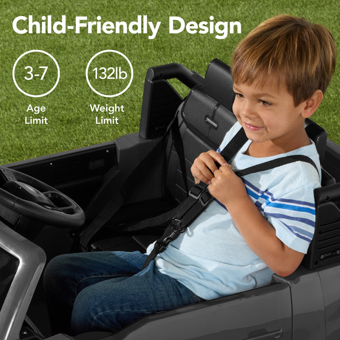 24V Kids Ride On Car Officially Licensed Ford Lightning w/ Remote, 2 Speeds