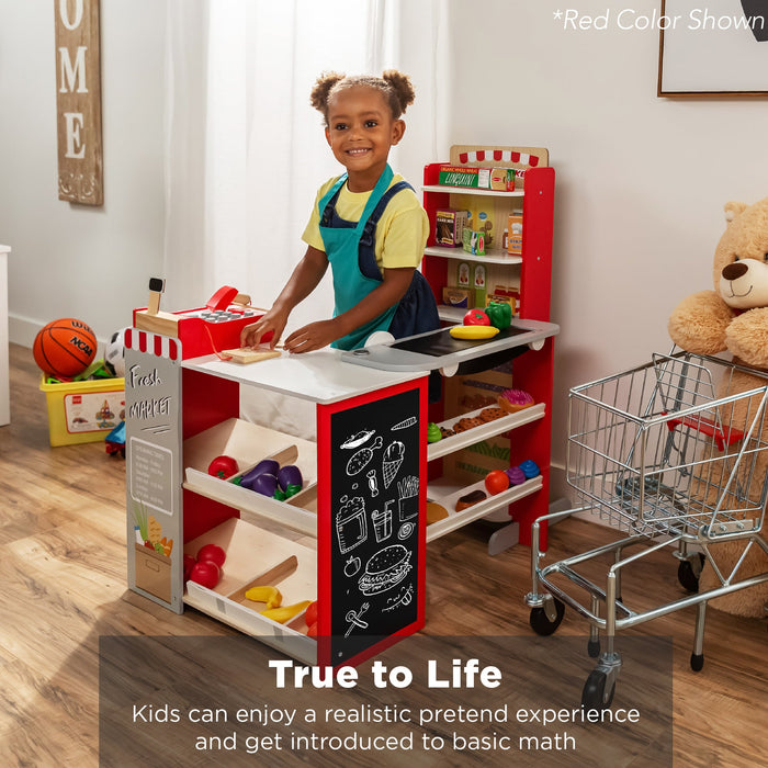 Ensemble de jouets de supermarché d'épicerie pour enfants avec accessoires