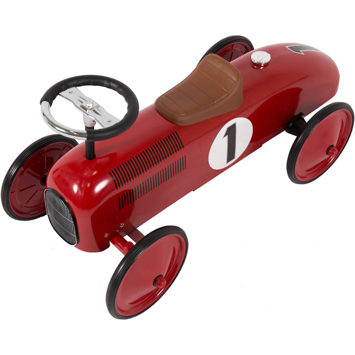 Classic Ride-On Metal Racer Pedal Car