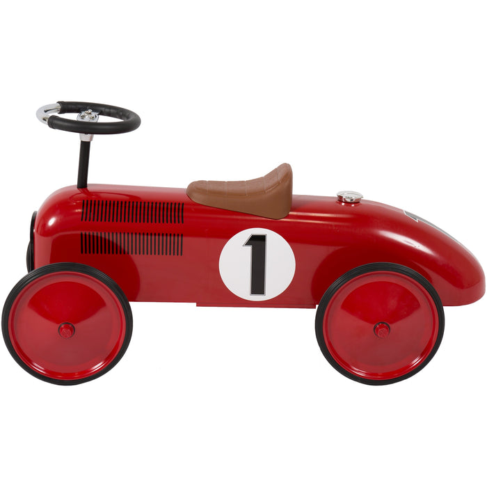 Classic Ride-On Metal Racer Pedal Car