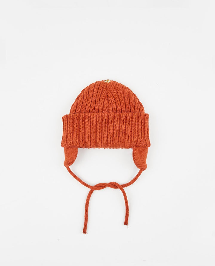 Tuque Enfant Doublée avec Cordons - Sans Pompon - Pominie