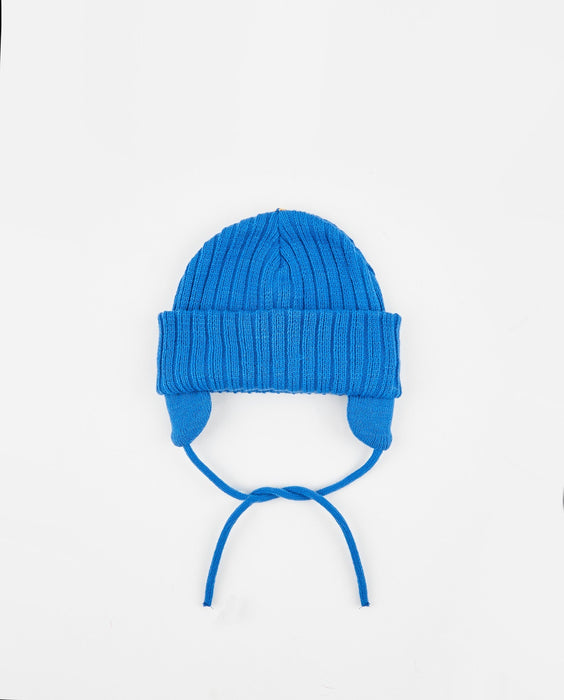 Tuque Enfant Doublée avec Cordons - Sans Pompon - Pominie