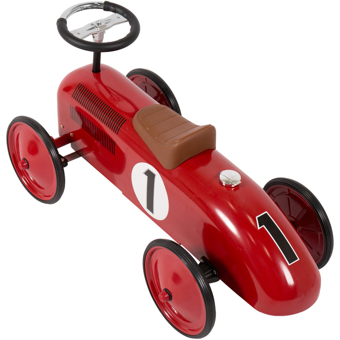 Classic Ride-On Metal Racer Pedal Car