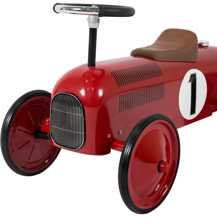 Classic Ride-On Metal Racer Pedal Car